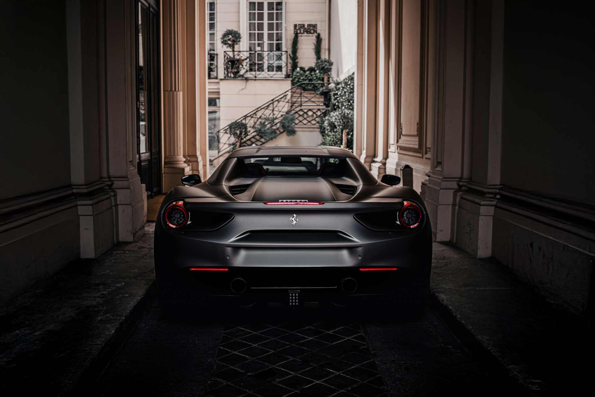 Driving a supercar